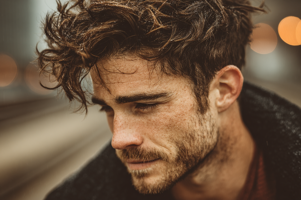 Matte textured hairstyle using Relentless Barber Texture Clay in Chicago’s Loop.